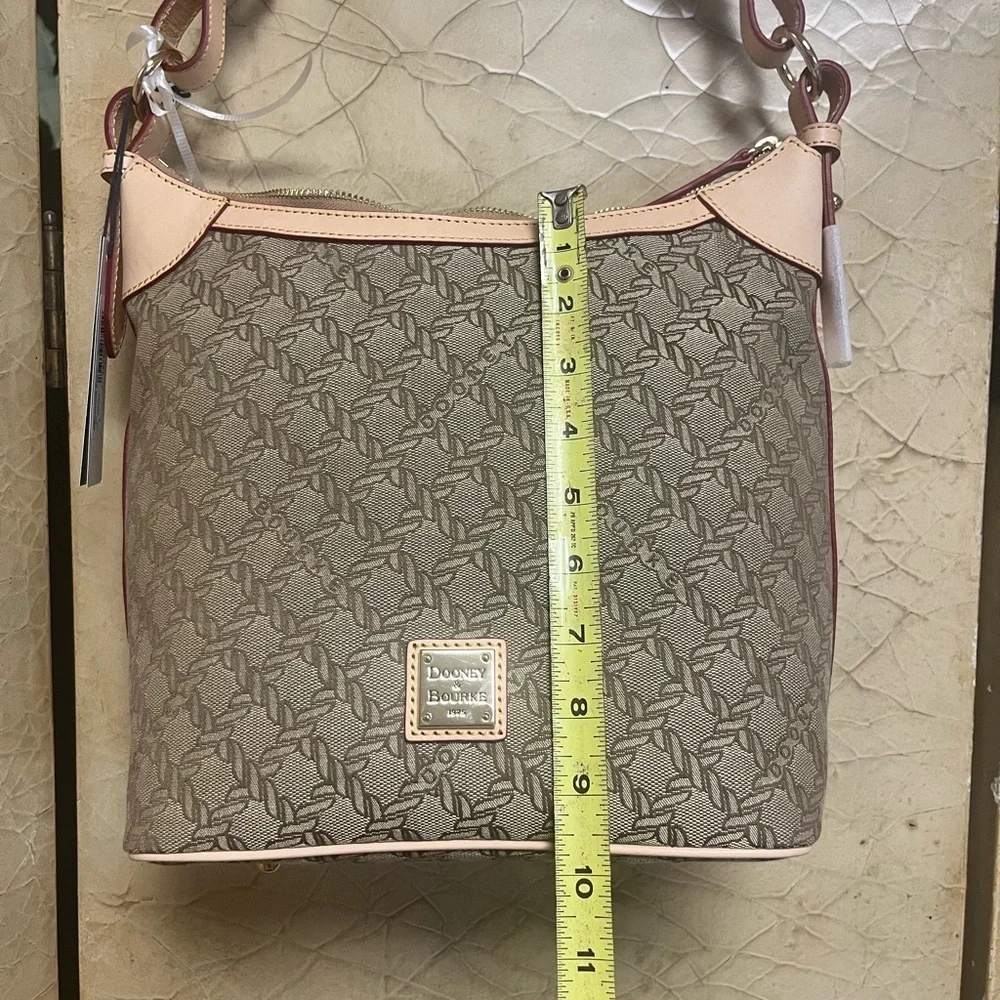 Dooney & Bourke Jacquard Maritime Hobo Sac Nwt - Picture 12 of 12